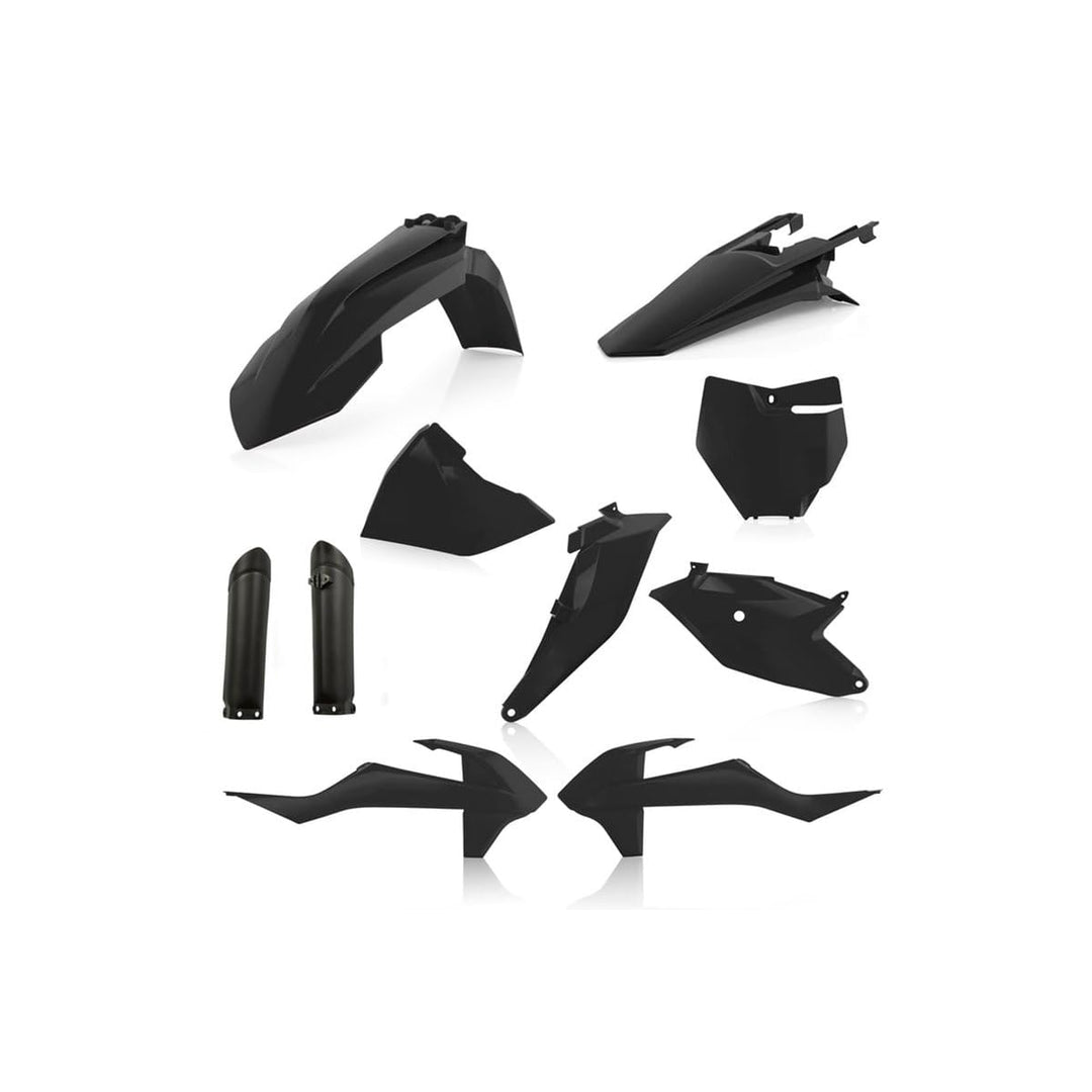 ACERBIS 0022933.090 Vollkunststoff-Kit für KTM Sx 85 2018, Schwarz, Schwarz