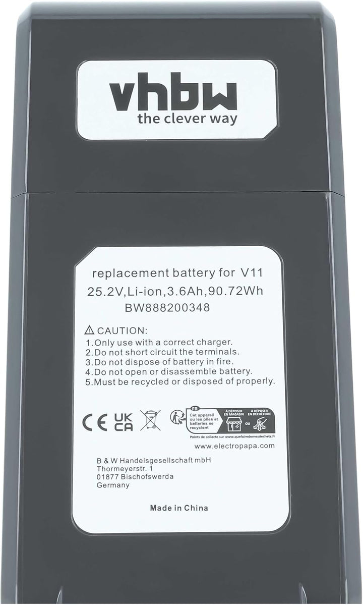 vhbw Akku kompatibel mit Dyson V11 Torque, V11 Absolute Extra, V11 Absolute Pro Home Cleaner Heimrob
