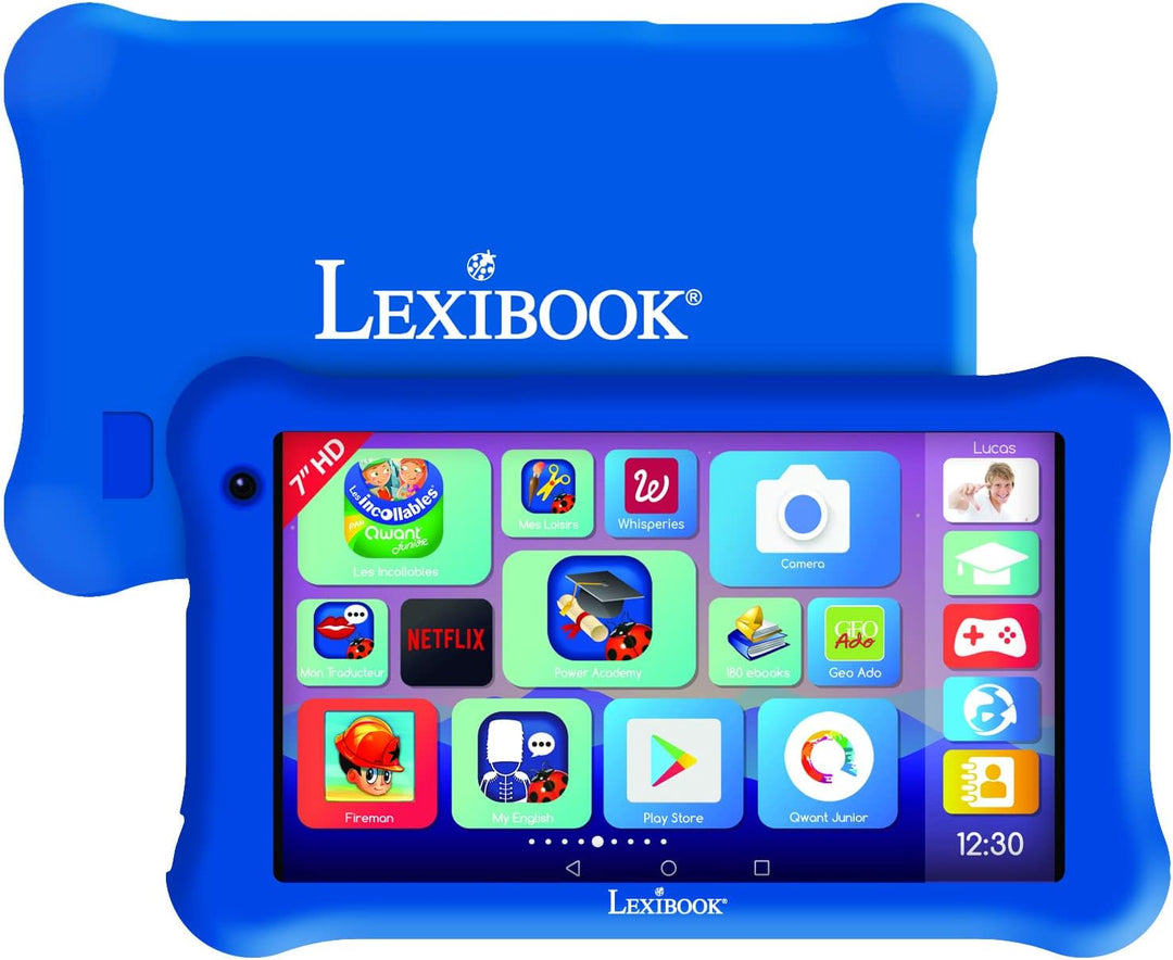 Lexibook LexiTab Master 7 TL70FR Interaktives Kinder-Tablet, 32 GB, 7 Zoll, Blau