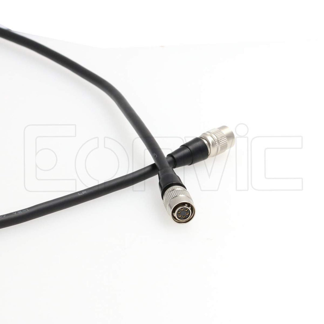 Eonvic HR10A-7P-6S Hirose 6 Pin auf 6 Pin Stromkabel für Basler CCD AVT Industriekamera (gerade-gera