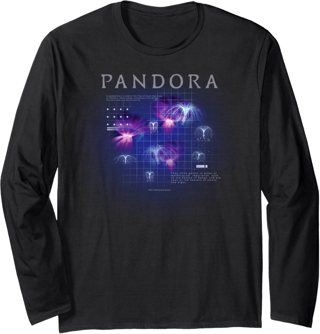 Avatar Pandora Woodsprites Diagram Langarmshirt