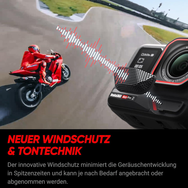 Insta360 Ace Pro 2 MM93 Edition - 8K Action-Kamera aus Kooperation mit Marc Márquez, Motorradkamera,