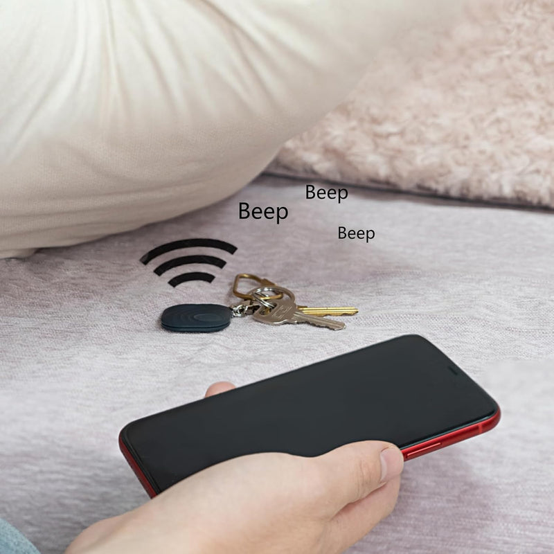 Nutale Findthing Schlüsselfinder Schlüssel Finden mit App Bluetooth Braun, iOS und Android, Communit
