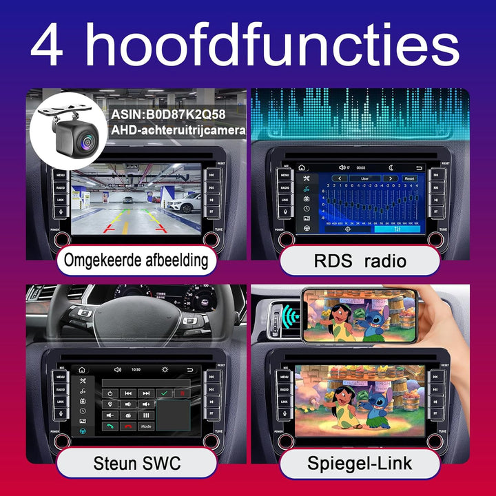 Apple Carplay Autoradio für VW Golf 5 6 Polo T5 Tiguan Skoda Passat Jetta Caddy B6 B7 Touran Android