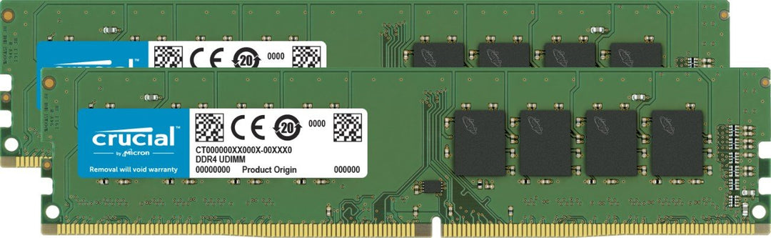 Crucial RAM CT2K32G4DFD8266 64GB (2x32GB) DDR4 2666MHz CL19 Desktop Arbeitsspeicher Kit 2666MHz 64GB