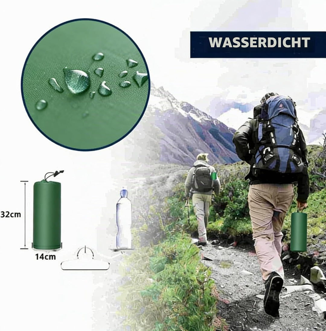 Isomatte Camping Schlafmatte, Aufblasbare Isomatte Ultraleicht, Sleeping Isomatte mit Kissen &amp; Fussp