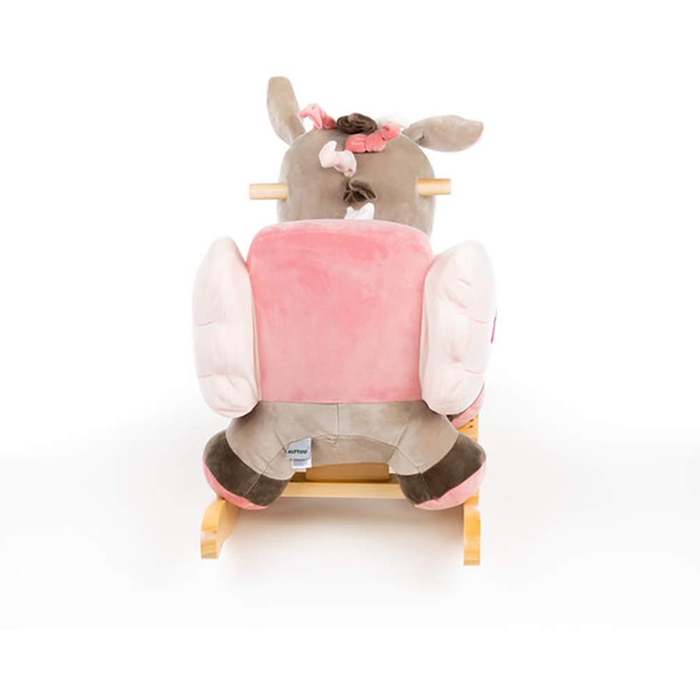 Nattou Schaukeltier ab 1 Jahr mit Gurt, Mädchen, rosa - Jade der Einhorn Einhorn Jade, Einhorn Jade