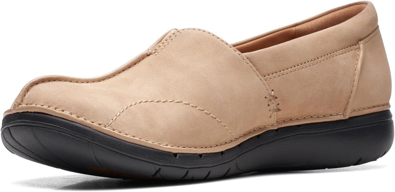 Clarks Damen Un Loop Stride Loafer 39 EU Nougat, 39 EU Nougat