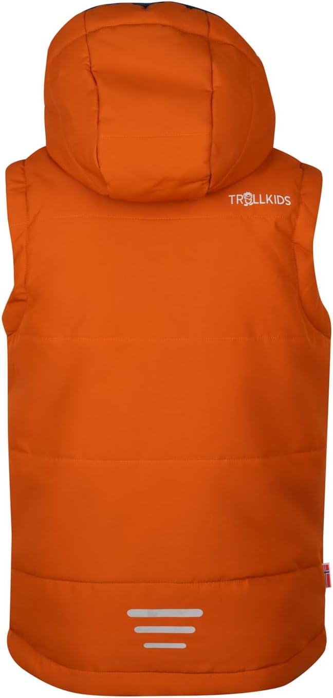 Trollkids Weste Narvik XT 164 Zimt/Dunkelblau, 164 Zimt/Dunkelblau