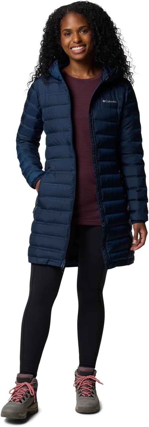Columbia Damen Lake 22 Down Long Hooded Jacket Daunenjacke Mit Kapuze Lake 22 2.0 Down Long Hooded J