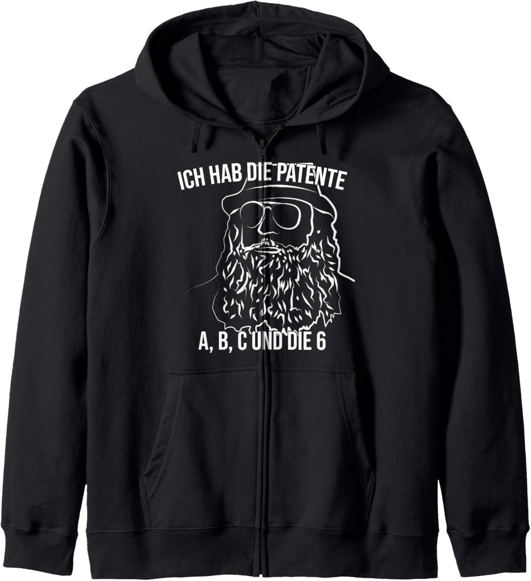"Ich hab die Patente A,B,C und die 6" Kapitän zur See Lustig Kapuzenjacke