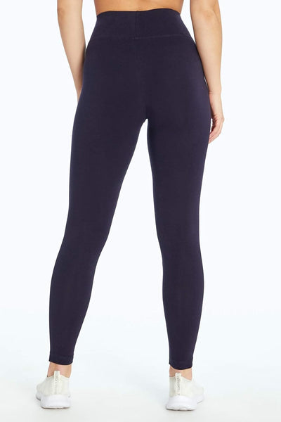 Bally Total Fitness Damen Mid Rise Tummy Control Legging knöchellange S Midnight Blue, S Midnight Bl