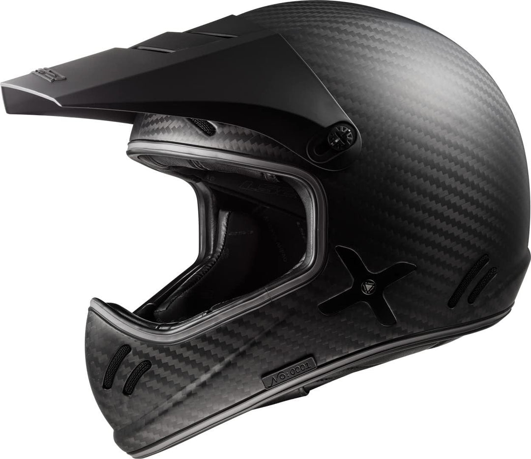 LS2 Unisex Xtra Motorradhelm S Kohlenstoffmatte, S Kohlenstoffmatte