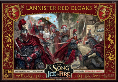 A Song of Ice and Fire Tabletop Miniatures Game Lannister Red Cloaks Unit Box,Strategiespiel für Jug