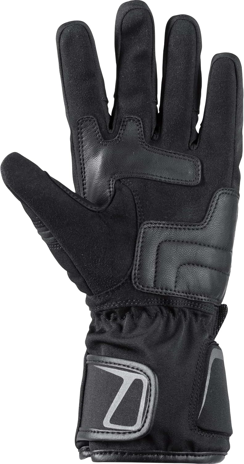 IXS Mimba-ST Tour LT Handschuh - Schutz &amp; Komfort - Leder/Textil - EN13594 Schwarz M, Schwarz M