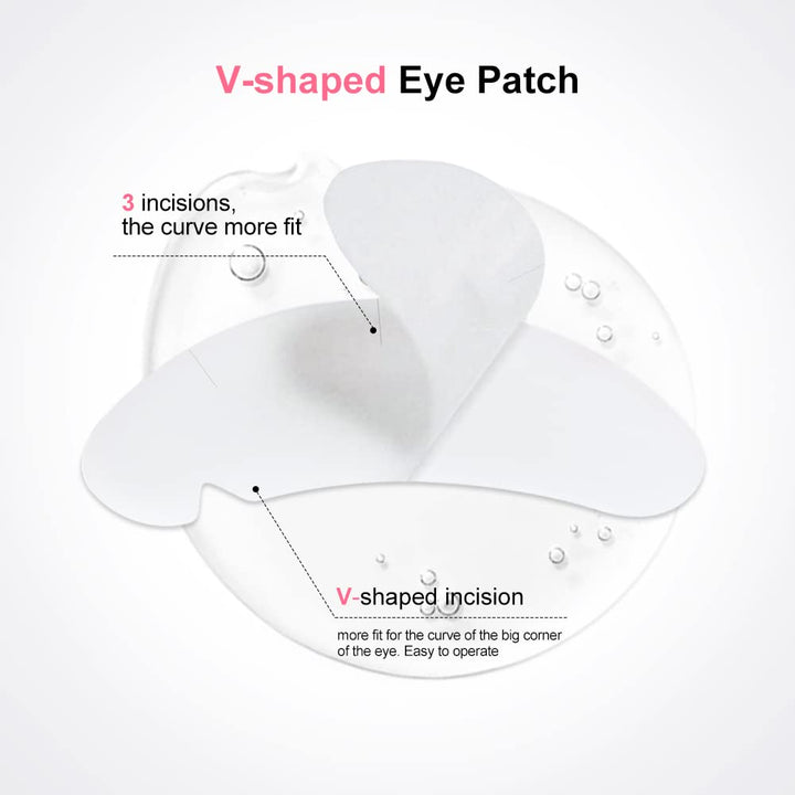 Lunamoon 150Paar Augenpads für Wimpernverlängerung Wimpern Pads Wimpernverlängerung Pad Wimpernlifti