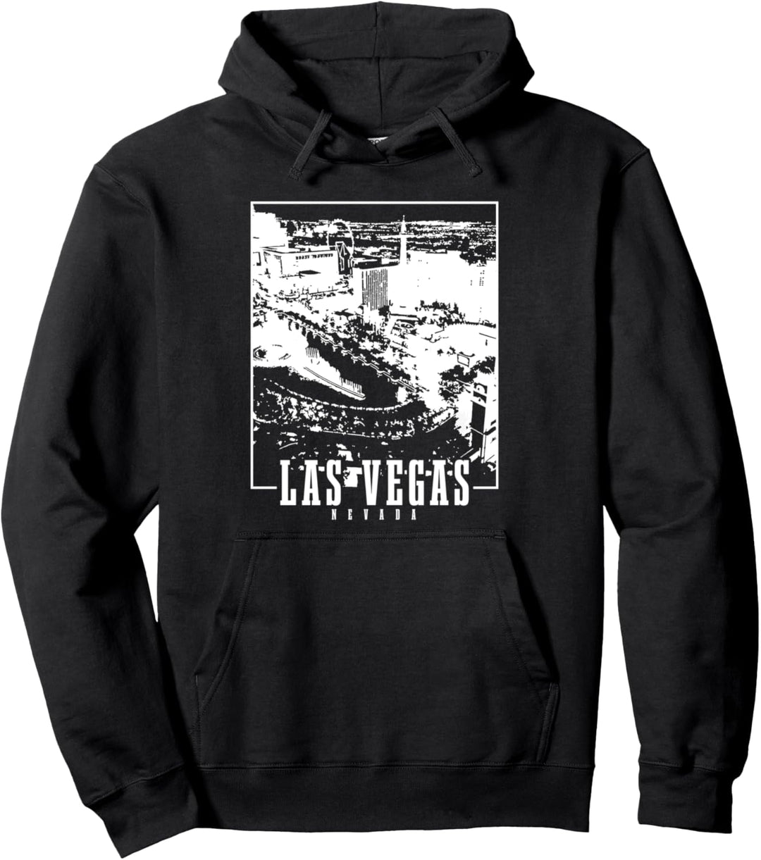 Las Vegas Nevada Skyline USA Souvenir Pullover Hoodie