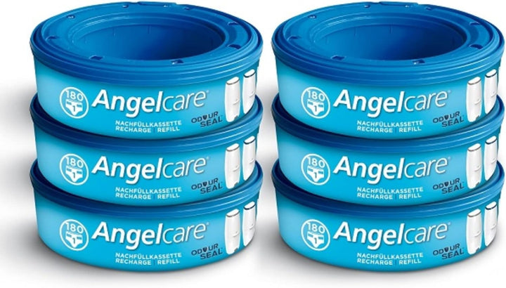 Angelcare Windeleimer Nachfüllpack Plus 6er Pack 6 Stück (1er Pack), 6 Stück (1er Pack)