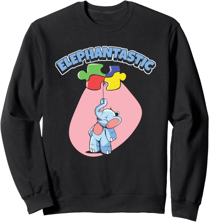 Elephantastic - Autismus-Elefant Sweatshirt