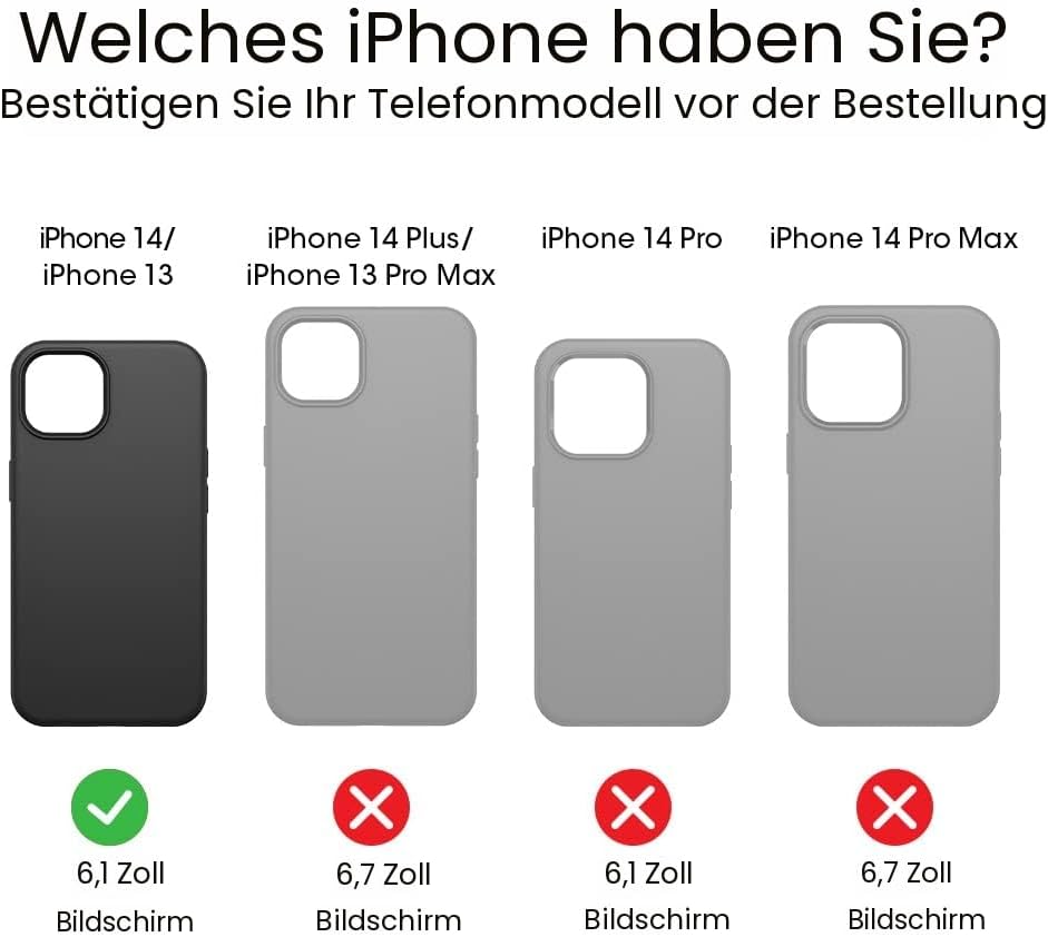 OtterBox Schutzhülle für iPhone 14 &amp; iPhone 13 Commuter Series – Trees Company (grün), schlank und r
