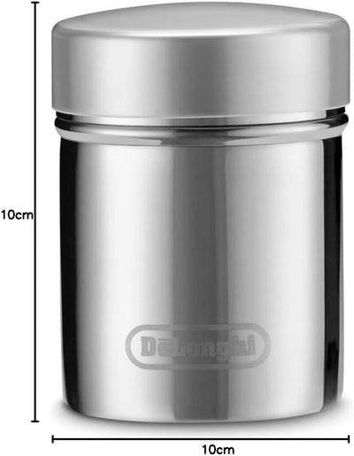 De'Longhi DLSC061 Edelstahl Kakao Streuer 175ml, Silber