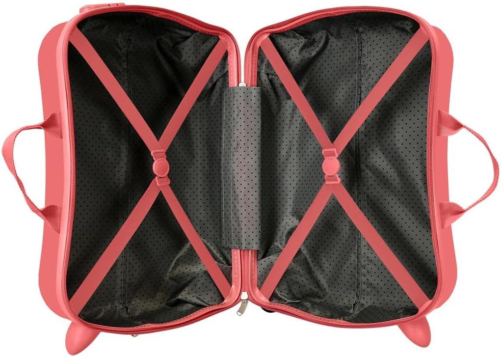 Roll Road Coffee Shop Rosa Kinderkoffer 50 x 39 x 20 cm starres ABS-Seitenkombinationsschloss 34 l 1