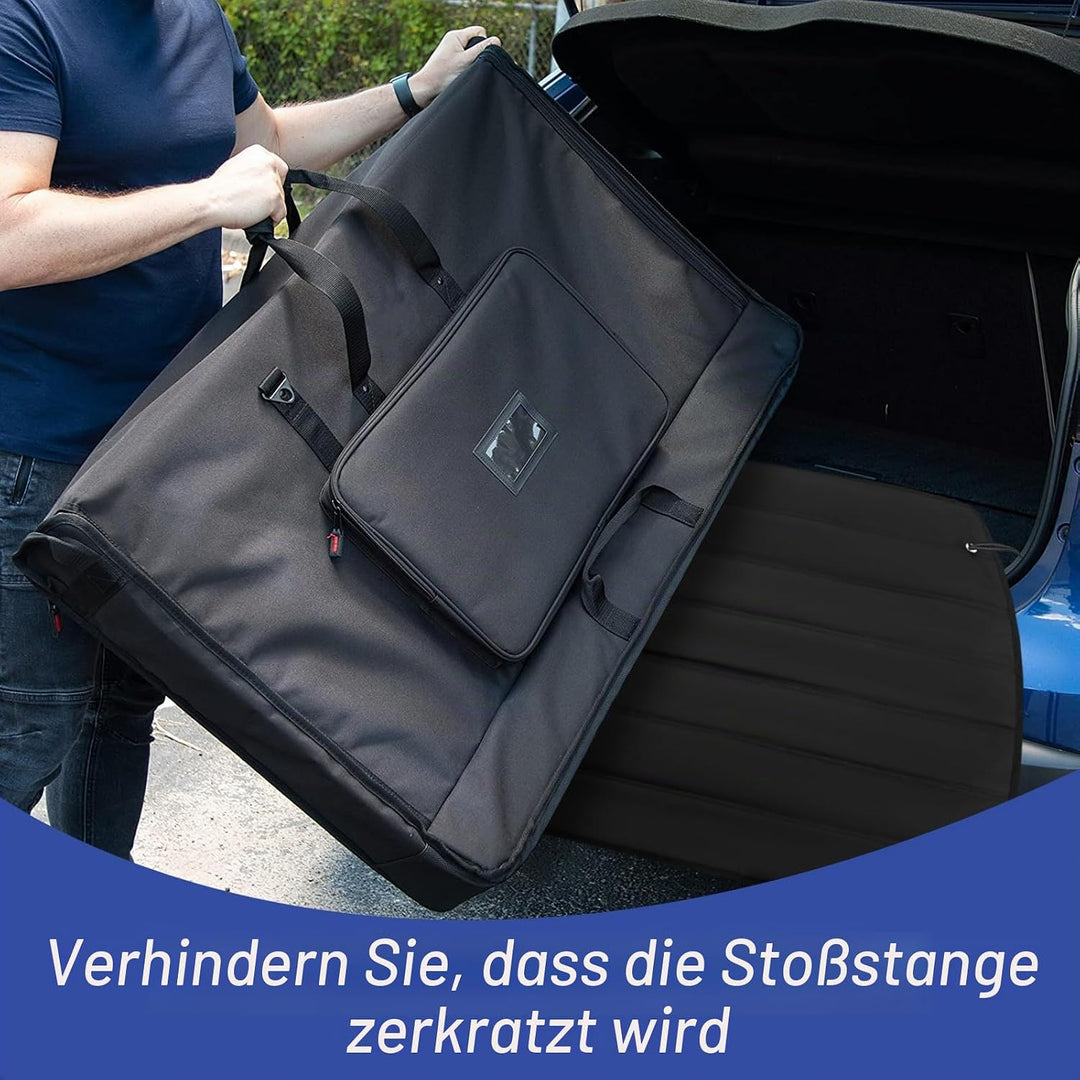 Ladekantenschutz Kofferraum, 96 x 64 cm Faltbarer Kofferraum Schutzmatte Kofferraumschutz Hund Haust