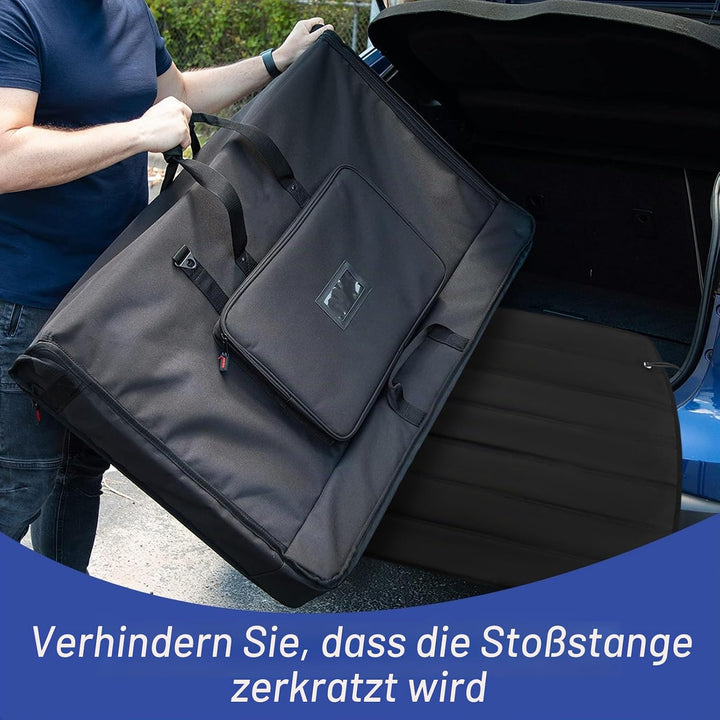 Ladekantenschutz Kofferraum, 96 x 64 cm Faltbarer Kofferraum Schutzmatte Kofferraumschutz Hund Haust