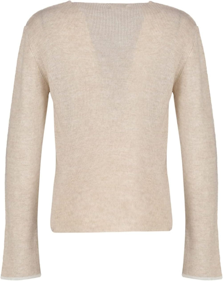 Trendyol Damen Twoaw23kz01683/Taş Sweatshirt, Stone, S
