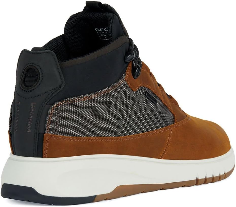 Geox Jungen U Aerantis 4x4 B ABX Ankle Boot 40 EU Ochre Graphite, 40 EU Ochre Graphite