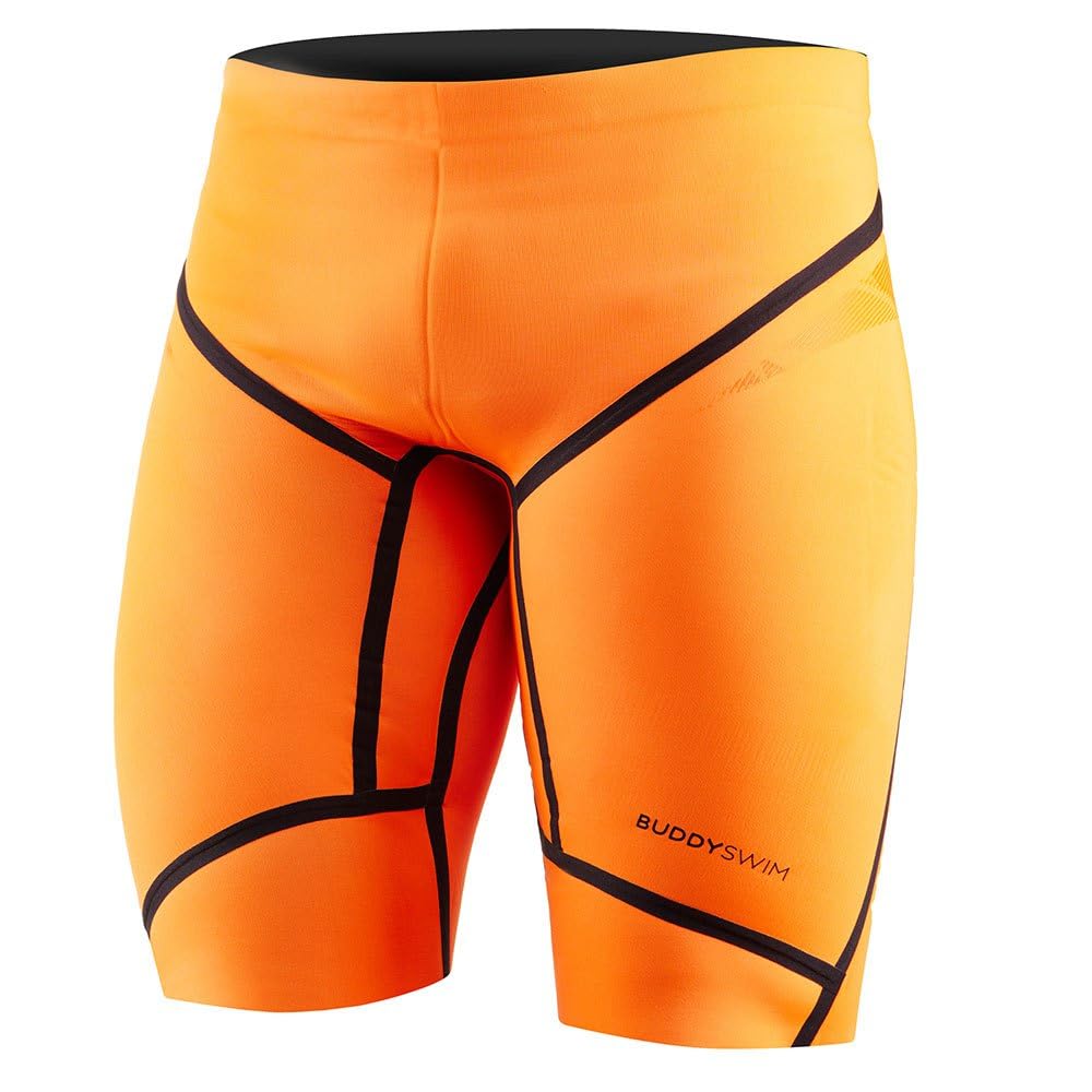 Buddyswim Neoprenbadehose für Freiwasserschwimmen, Kurze Neoprenshorts 5/3 mm. Kälteisolierende Hose