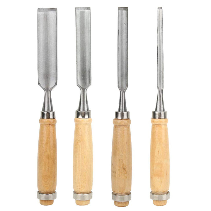 4PCS Holzbearbeitung Stechbeitel Set Für Holz, Stechbeitel Set für Hand Carving Messer Schreiner Wer