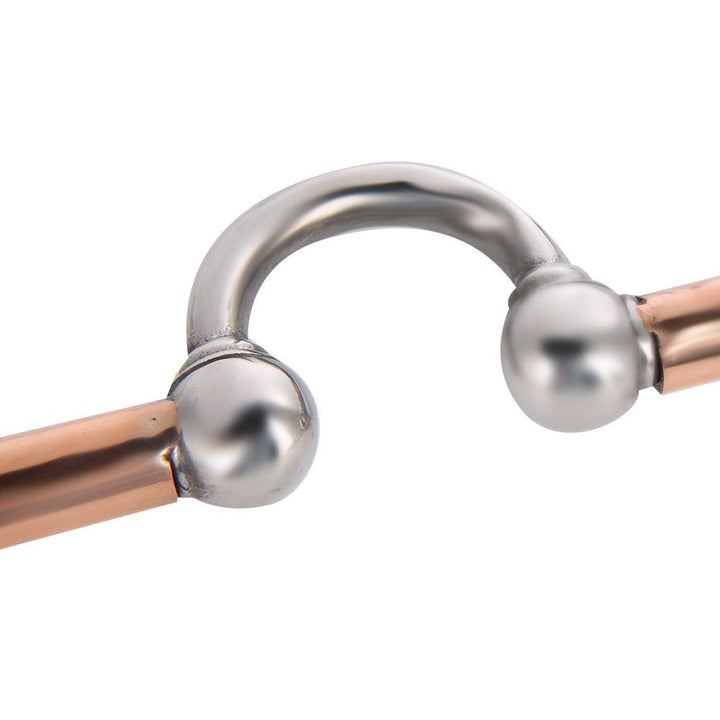 Pferdering Trense Pferd Kauen Edelstahl Bit Edelstahl Dicke Bit Loose Mouth Bit Roller für Pferd