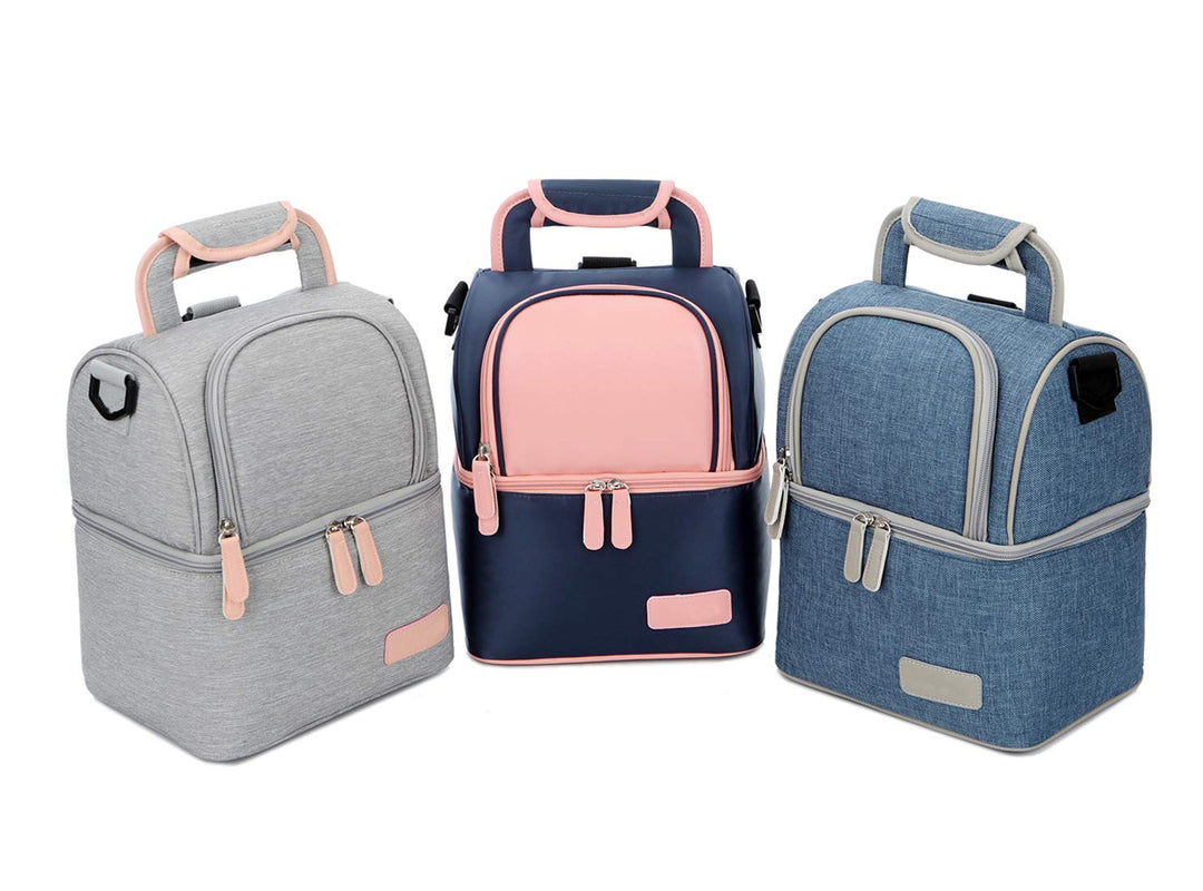Mengshen Breast Milk Baby Bottle Cooler Bag/Waterproof Baby Milk Bag Freezer/Mommy Travel Backpack/P