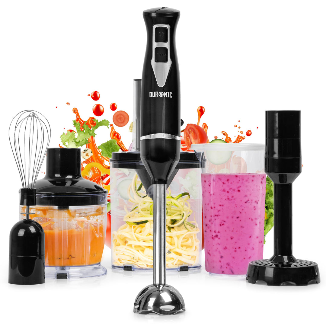 Duronic HB35 Stabmixer elektrisch, Pürierstab 350W, Edelstahl Rührstab, Handrührgerät, Ergonomischer