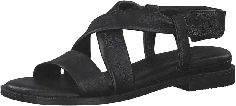 Tamaris Damen Sandaletten, Frauen Sandalen,TOUCHit-Fussbett 36 EU Schwarz, 36 EU Schwarz