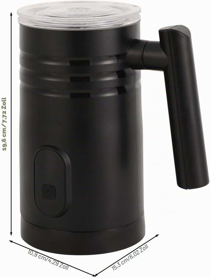 Milchaufschäumer 350 ml, Milchschäumer Elektrisch mit Bürste, 400W Elektrischer Milchaufschäumer, Au