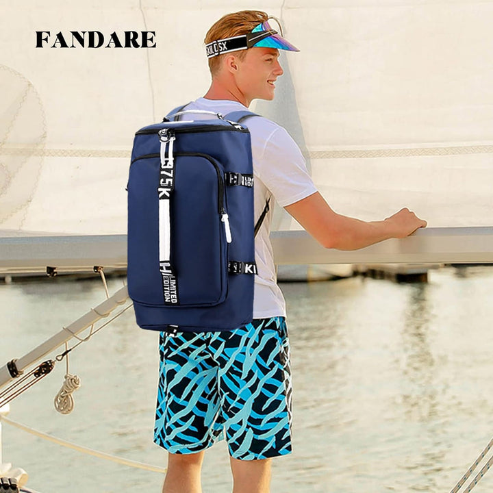 FANDARE Reisetaschen Sporttasche Laptop Tasche Damen Umhängetasche Herren Handgepäck Schultertasche