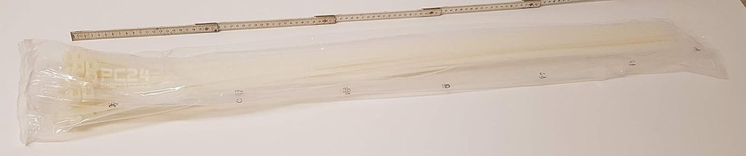 Kabelbinder 1000mm Beige - Weiss - Natur 50Stck. | Premiumqualität von PC24 Shop & Service 7. 50Stck