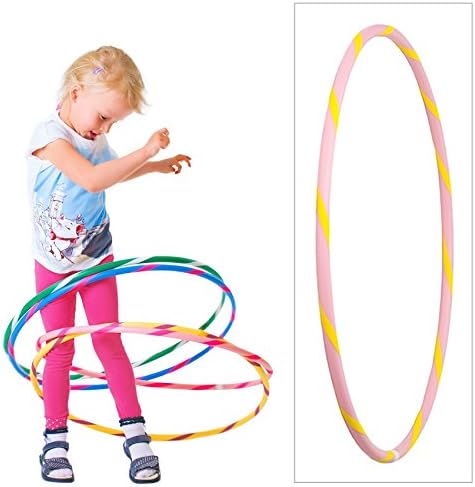 HOOPOMANIA Bunter Kinder Hula Hoop [Ø60cm - Ø80cm] Hula Hoop für Kinder in vielen Farben Ø70cm Pink-
