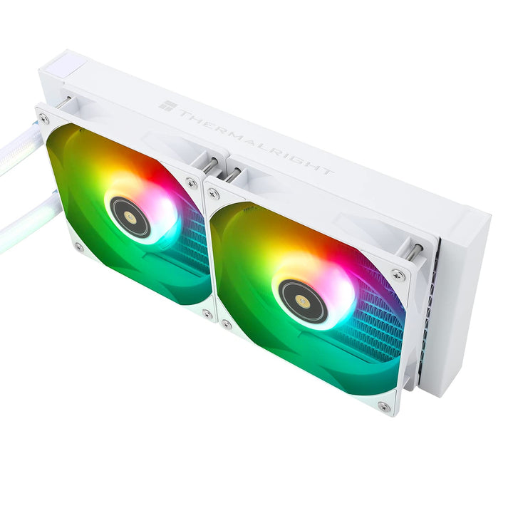 Thermalright Frozen Prism 240 White ARGB Flüssigkeit CPU Wasserkühler mit 120mm ARGB PWM Lüfter, Com