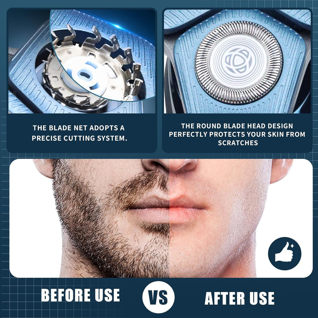 Rasierköpfe SH71/50 kompatibel mit Phil*is Rasierer Serie S5000 (S5XXX), S7000 (S7XXX), SH60/70 und