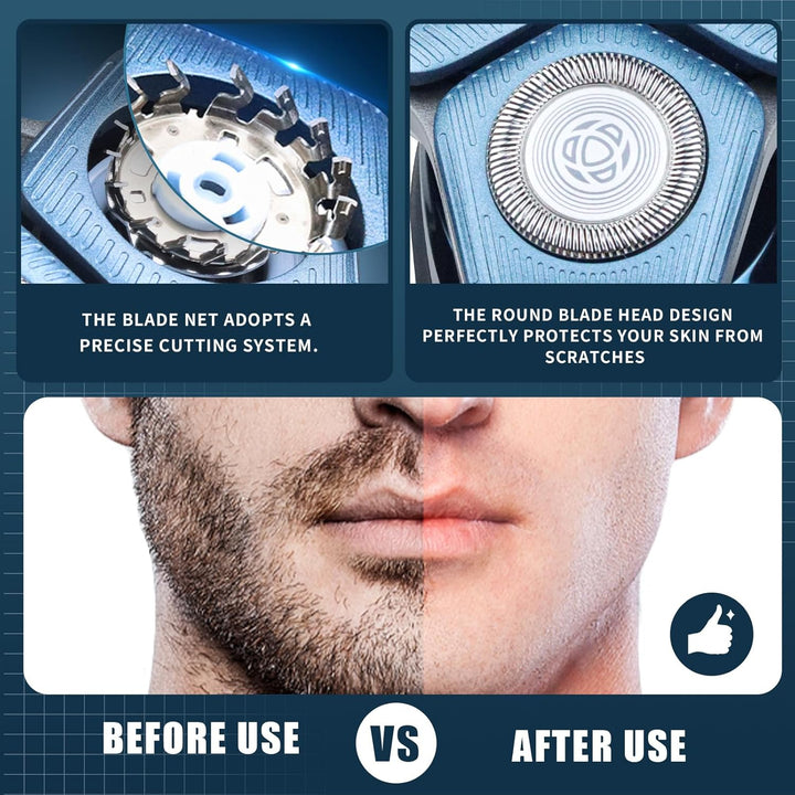 Rasierköpfe SH71/50 kompatibel mit Phil*is Rasierer Serie S5000 (S5XXX), S7000 (S7XXX), SH60/70 und