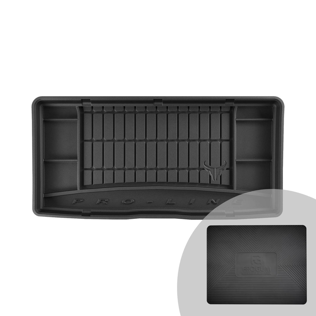 FROGUM ProLine 3D Gummimatte Exklusive Auto Kofferraummatte Kofferraumwanne für Opel Karl 2014-2019