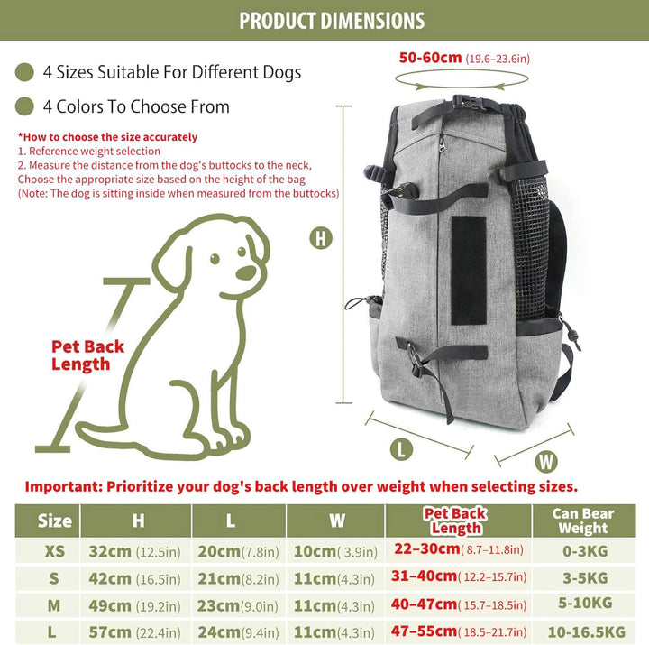 PETCUTE Hundetasche Hundetransporttasche Tragetasche für Hunde Katzen Wanderrucksack Seite Atmungsak
