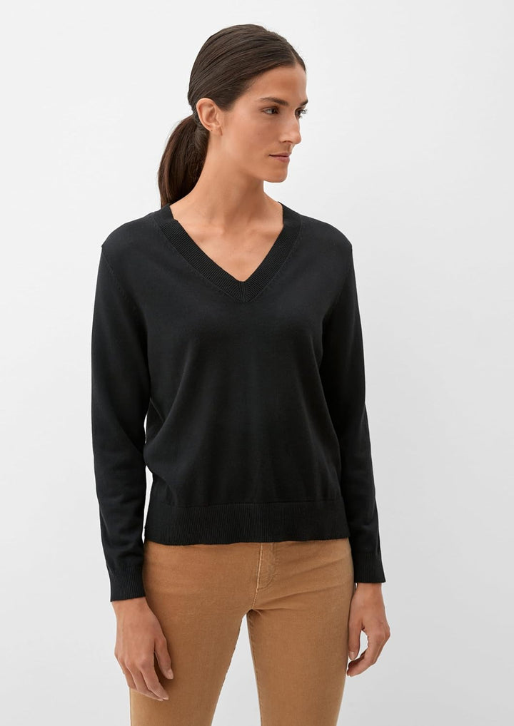 s.Oliver Damen 10.2.11.17.170.2118888 Pullover (1er Pack) 34 9999_schwarz, 34 9999_schwarz
