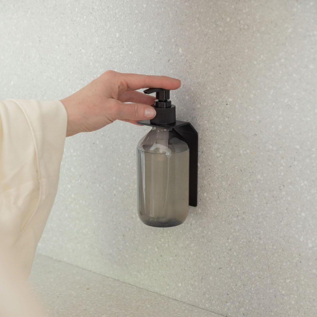 YOUS® Premium Seifenspender mit Halterung aus Metall Soap Opera(Tor) Plus inklusive Flaschen (Verkeh