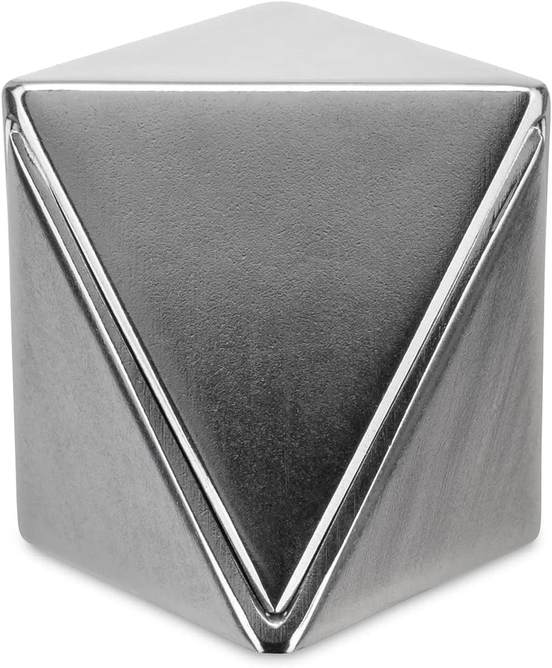 Alessi AGO01 Roost Doppel-Eierbecher - Aluminium, Silber, 4,50 x 4,50 x 4,50 cm