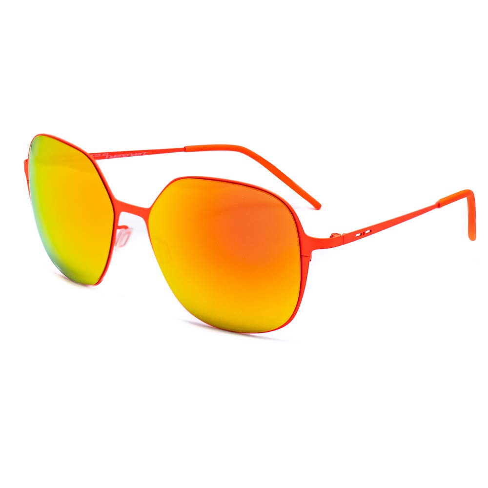 Italia Independent Damen 0202-055-000 Sonnenbrille, Rot (Rojo), 56.0