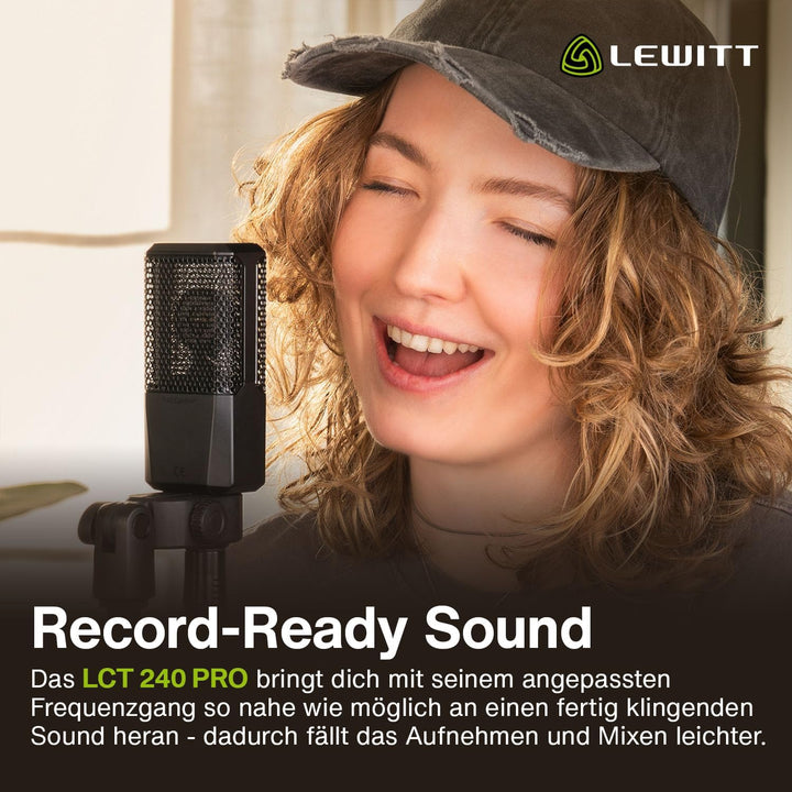 LCT 240 PRO - XLR-Kondensatormikrofon für Gesang, Instrumente, Podcasting & Streaming - professionel